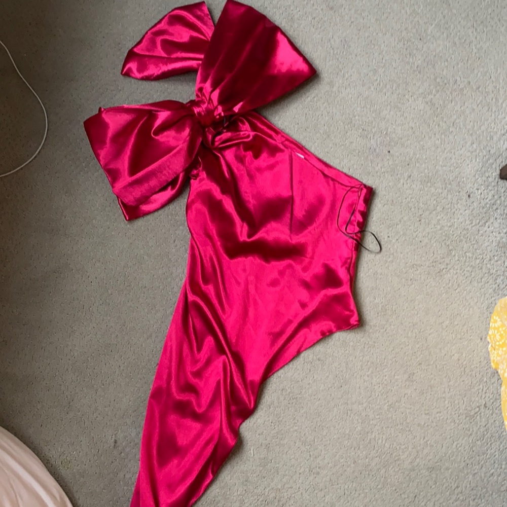 Zara Satin Top and Pants Set.